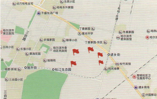 香坊区保健路局部用地 松江土地一级开发项目保健路以北区域项目