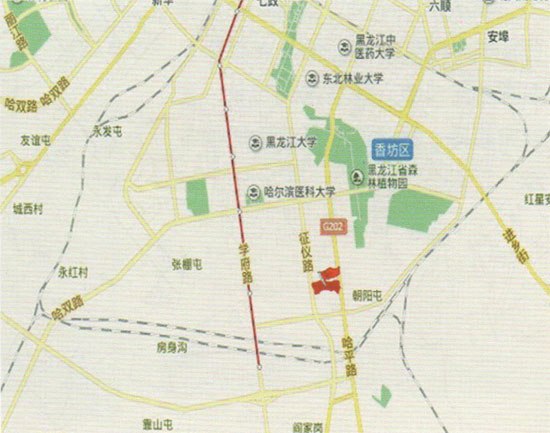 南岗东西街15，伊春路，征仪路，哈平路围合区域土地储备项目