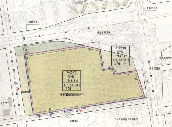 规划指标  规划用地性质为商住混合用地，规划用地面积174415.4平方米